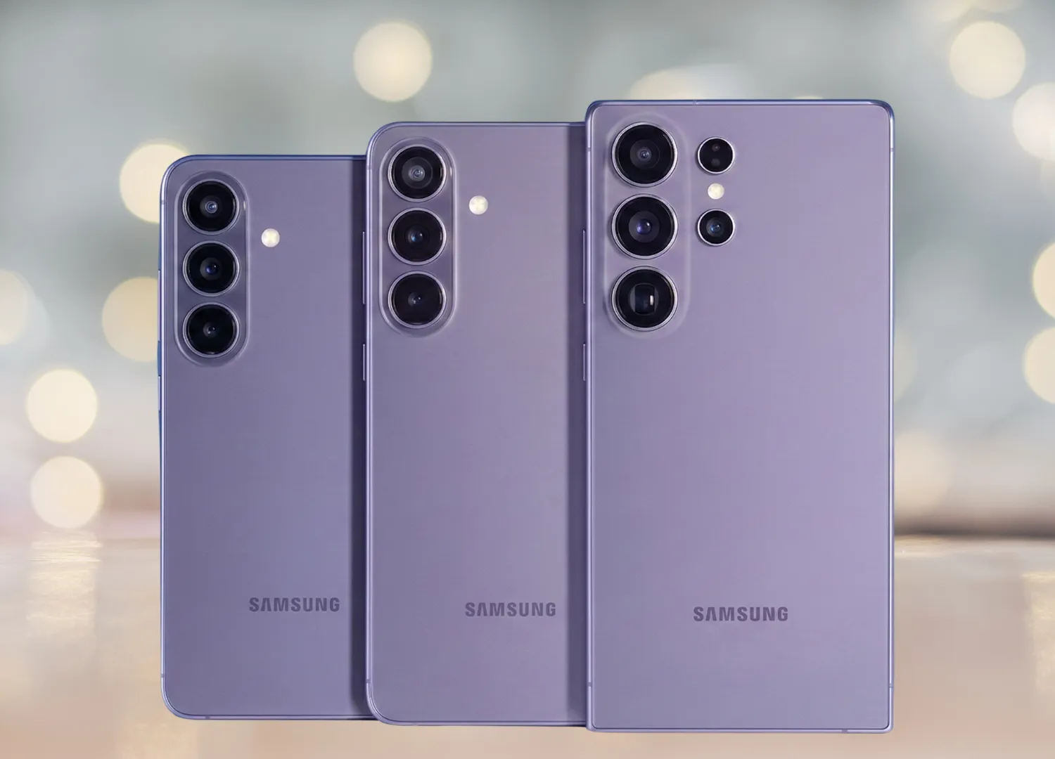 Conheça as três versões do Galaxy S26